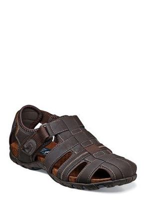 Nunn Bush Rio Bravo Closed Toe Fisherman Sandal - Wide Width Available in Brown at Nordstrom Rack, Size 11