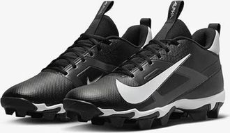 Nike Mens Nike Alpha Menace Shark FN0028- Black Football Cleats RHS7451