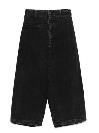 Yohji Yamamoto wide-leg jeans - Black