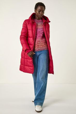 Roman Longline Padded Hooded Coat