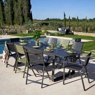 La Redoute Interieurs Set van 2 plooibare stoelen, in aluminium, Zory