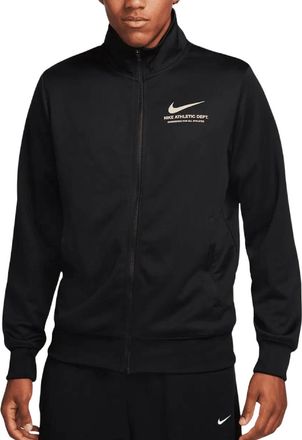 Nike Mens Nike Black Zip Up Top - Size: 36