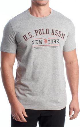 U.S.Polo Association T-Shirt - Heren - T-shirts - Grijs - M - Katoen - Tops