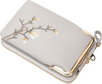 Generic Small Sling Bag for Women, PU Leather Coin Purse Mini, Wallet with Shoulder Strap for Cell Phone Passport Hiking Running Travel Summer Teen Girls