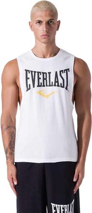 Everlast Logo Sleeveless T-Shirt M White