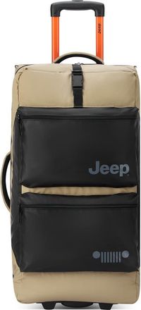 Jeep JS006B 27 Inch Two Wheel Rolling Travel Duffle Bag in Warm Sand at Nordstrom
