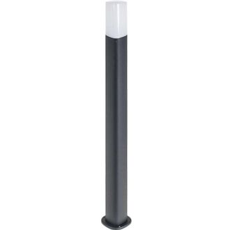 Fabrilamp Farola Coura Ip44 1xe27 L.7xan.7xal.80cm Aluminio + Policarbonato (pc) Antracita