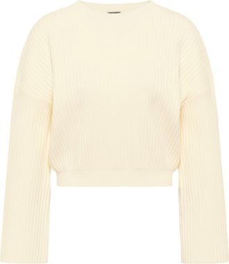 Dreimaster Dreimaster Gebreide trui incus Dames wolwit