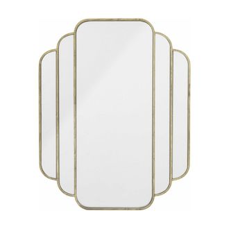Bloomingville Creative Espejo Decorativo Dorado 63 Cm