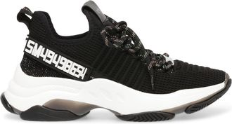 Steve Madden Maxilla-R-E damestrainers in zwart
