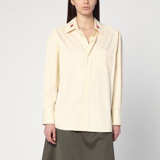 Bottega Veneta Cream shirt in cotton and silk