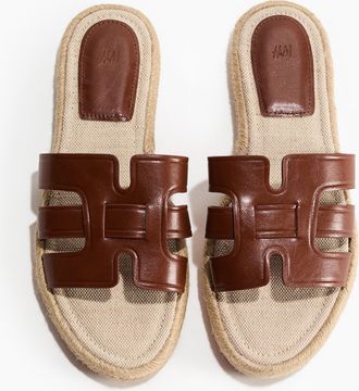 H&M Espadrille-Sandalen - Orange