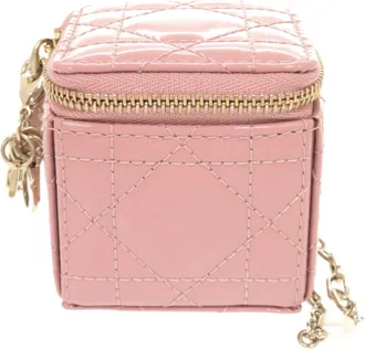 Dior Pink Patent Leather Pouch (Pre-Owned)