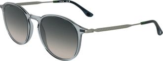 Lacoste Grey Gradient Oval Unisex Sunglasses L6061SN 038 52