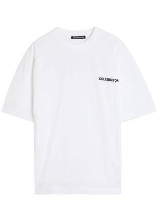 Cole Buxton Logo-print Cotton T-shirt - White - L