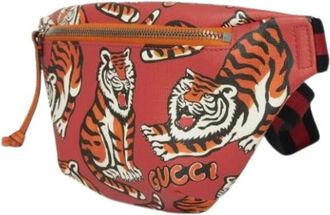 Gucci Pre-owned Belt Bags, male, Red, Size: ONE SIZE Pre-owned The Jetsons PVC Canvas Waist Bag