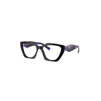 Prada Irregular Cat-Eye Sunglasses - female - Prada - Glasses - Black - 54 MM - Accessories