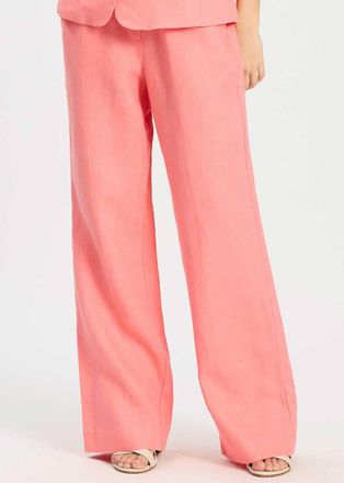 Tyler B&ouml;e Monroe Linen Pant In Shell Pink
