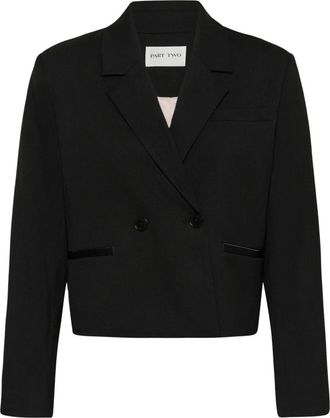 Part Two Blazers - Dames - Blazers - Zwart - XS - Leer - Jassen