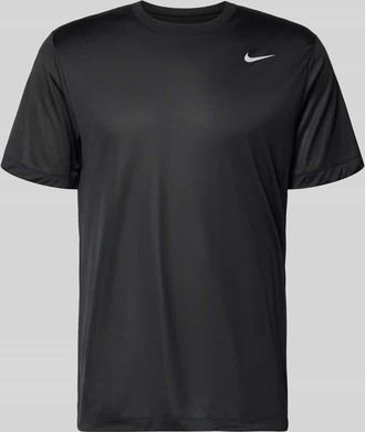 Nike T-Shirt mit Logo-Print und Rundhalsausschnitt in Black, Gr&ouml;&szlig;e XXL