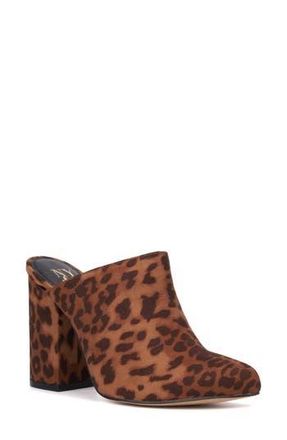New York & Company Maya Block Heel Mule in Brown Multi at Nordstrom Rack, Size 6.5