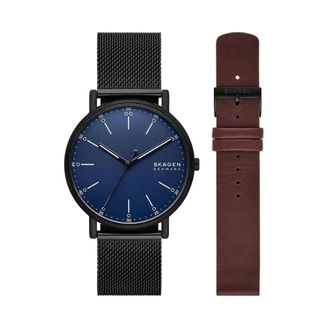 Skagen Uomo, Accessori, Nero, Taglia unica, new