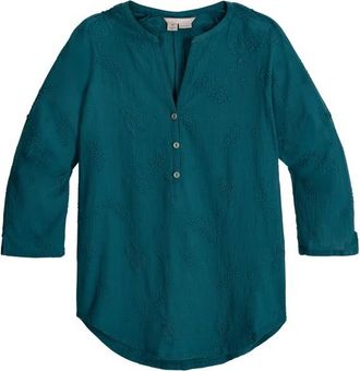 Royal Robbins Oasis Tunic II 3/4 Sleeve Bluse f&uuml;r Damen | blau