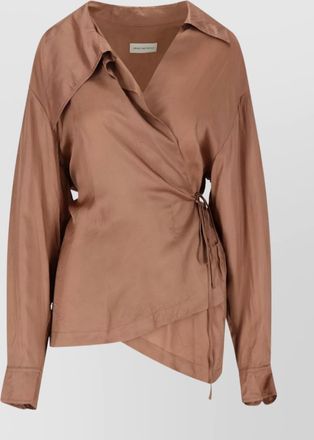 Dries Van Noten asymmetric blouse