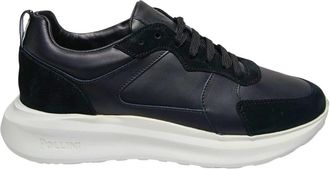 Pollini sneaker Pelle - Heren - Sneakers - Zwart - 42 EU - Leer - Schoenen