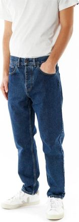 Carhartt Work in Progress Newel Pant - Heren - Loose Fit Jeans - Blauw - W29 - Katoen - Jeans