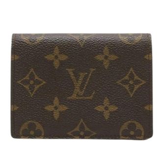 Louis Vuitton Pre-owned Wallets, female, Brown, Size: ONE SIZE Pre-owned Monogram Card Case