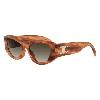 Celine Celine - Triomphe Zonnebril - unisex - Accessoires - Bruin - Maat: 55 MM