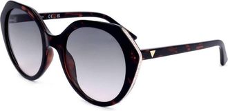 Guess Green Gradient Geometric Ladies Sunglasses GF6201 52P 55