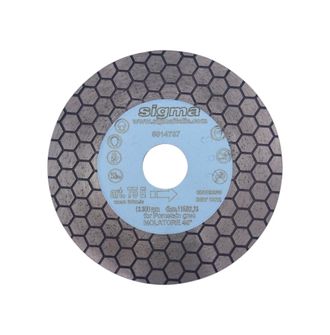 Sigma Disco De Diamante De Larga Duracion D 115 Para Corte Y Rectificado 075e