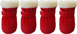 Generic Plus Velvet Padded Warm Shoes Boots Plus Velvet Warm Soft Soled Shoes Warm Windproof Shoes. (A, 4.5cm)