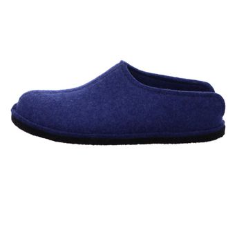 Haflinger Slippers - Dames - Schoenen - Blauw - Maat: 42 EU Synthetisch