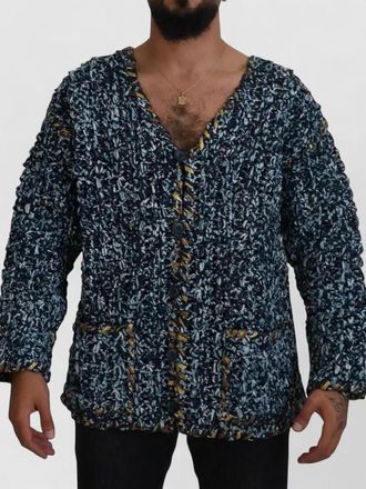 Dolce & Gabbana chunky-knit v-neck cardigan