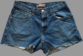 Levi's Womens 569 Denim Shorts In Medium Wash