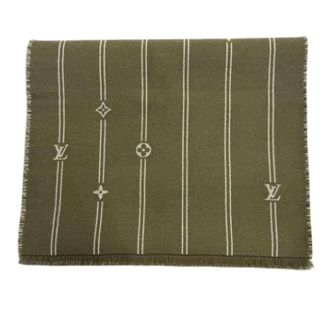 Louis Vuitton Pre-owned Stole - Heren - Pre-owned - Groen - Maat: ONE Size Wol