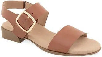 Munro Cleo Sandal - Multiple Widths Available in Saddle Leather at Nordstrom, Size 10.5