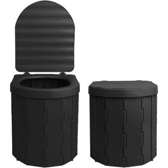 OEM Inodoro De Camping, Inodoro Port&aacute;til, Inodoro Plegable Para Coche, Taburete De Almacenamiento Para Inodoro De Coche Para Camping, Senderismo, Atascos 
