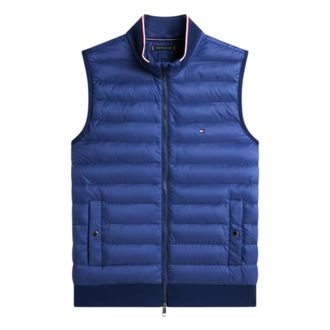 Tommy Hilfiger Vests, male, Blue, Size: XL Tommy Hilfiger Coats Blue