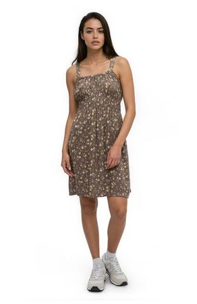 tentree Overlook Dress in Timber/scattered Floral at Nordstrom, Size X-Large