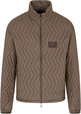 Emporio Armani Beige Quilted Jacket