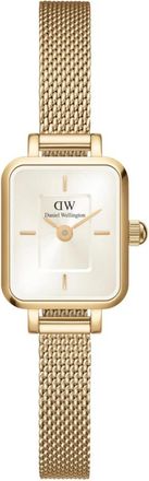 Daniel Wellington Quadro Mini Watch - Dames - Horloges - Geel - ONE Size - Accessoires