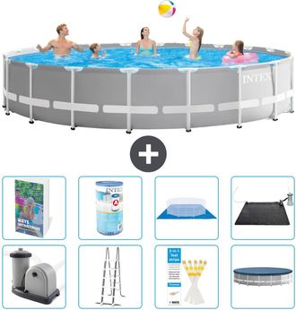 Intex Piscina Prism Frame Redonda - 610x132 Cm - 9-piezas S619