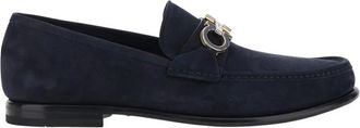 Ferragamo Schoenen, Heren, Blauw, 42 EU, Leer, Avril Loafers