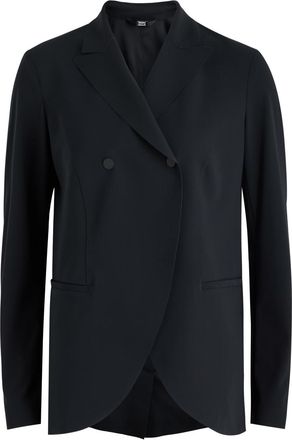 High High In Keeping Stretch-jersey Blazer - Navy - 42 (UK10 / S)