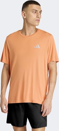 adidas Laufshirt ADIDAS PERFORMANCE Run Ess Tee M, Herren, Gr. XXL, dusky orange, Obermaterial: 100% Polyester, Rundhals, Shirts Laufshirt