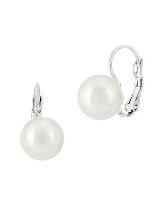 Savvy Cie Jewels 18K Plated 10Mm Pearl Earrings
